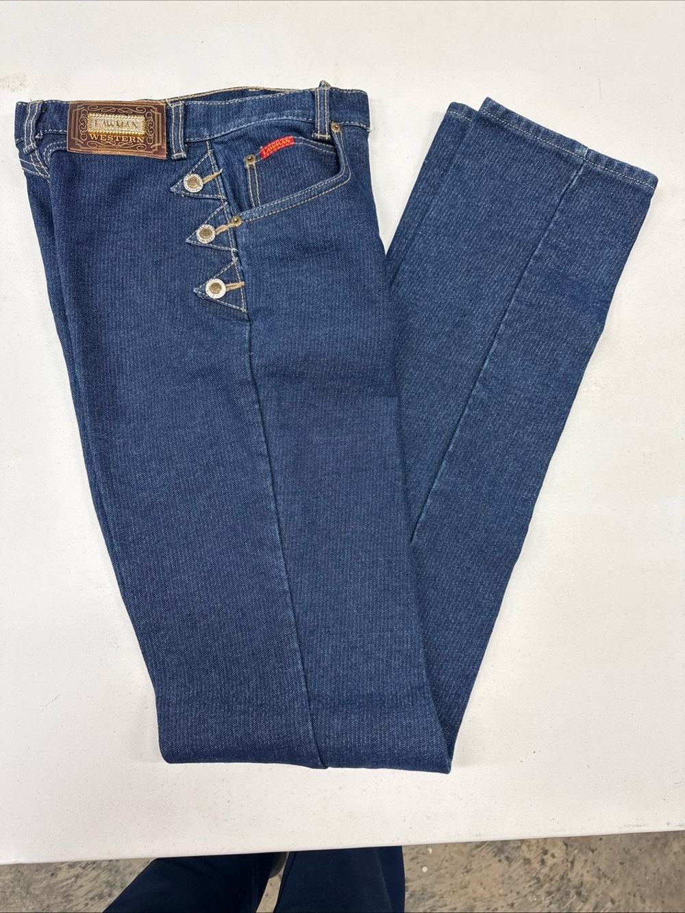 LOOK Vintage LAWMAN Junior Boot Cut Jeans -  SIZE 0 Rare